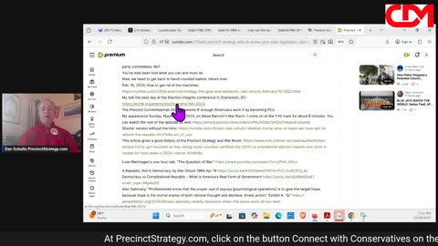 Precinct Strategy Who Can Fix Our Elections? Dan Schultz October 29 2025