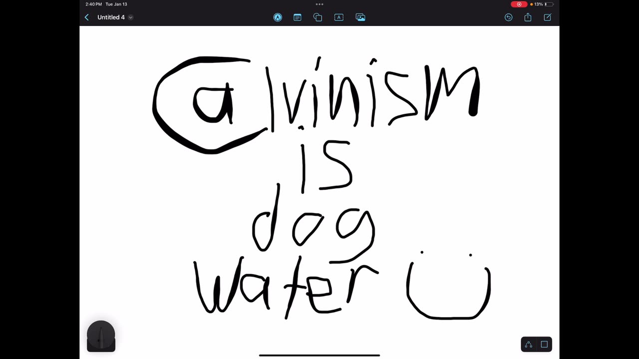 Calvinism is dog water