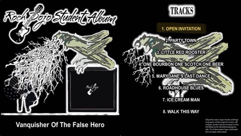 Rock Dojo Student Album #41 " V.F.H. ": Open Invitation (Santana Cover) Track 1