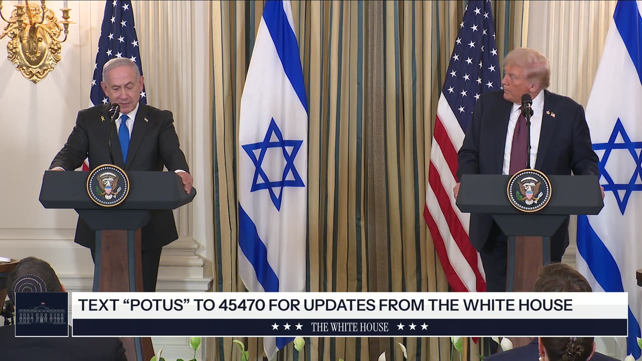 President Trump Participates in a Bilateral Meeting with the Prime Minister of the State of Israel