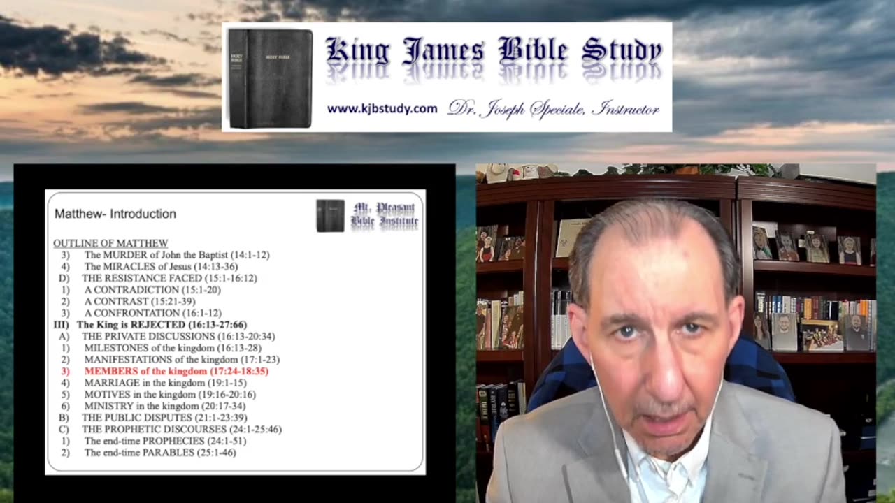 Mt. Pleasant Bible Institute (09/29/25)- Matthew