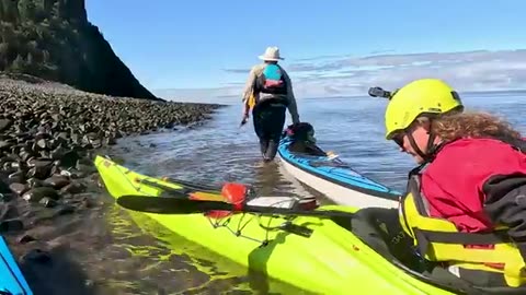 Overnight on Mysterious Island in the Middle of Bay of Fundy