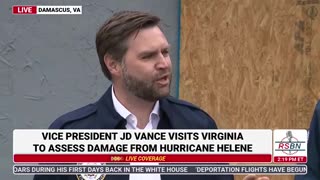 Vice-President JD Vance SLAMS FEMA for obstructing relief efforts in the wake of Hurricane Helene.