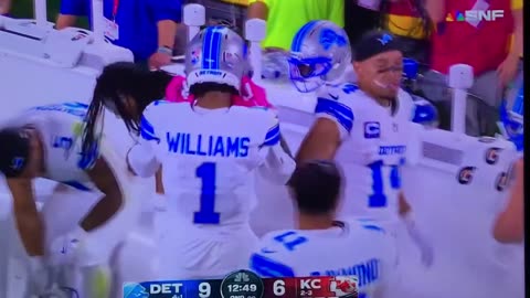 Lions WR #1 Jamison Williams TD🏈 22yds.