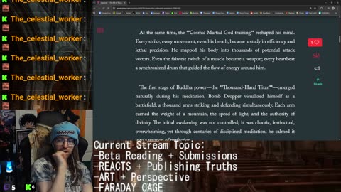 Beta Reading + REACTS + Commentary + Writing: Publishing Truths | Drawing: Perspective | Faraday Cage Story | Brian Evenson Research
