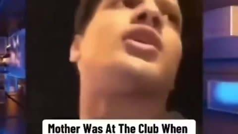 Baby was found crawling in the middle of the street while mama was in the club