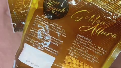 @skynnwithtrish Unboxing Sexy Smooth Golden Allure Hard Wax & Waxing Stick | Professional Review