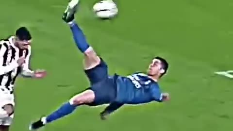 Ronaldo bicycle kick.......