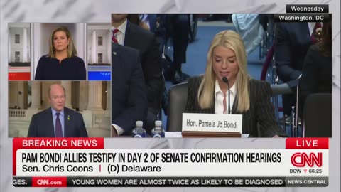 Democrat Says He’s ‘Still Considering’ Voting to Confirm Pam Bondi