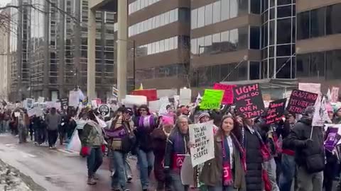 The People’s March steps off in Washington DC