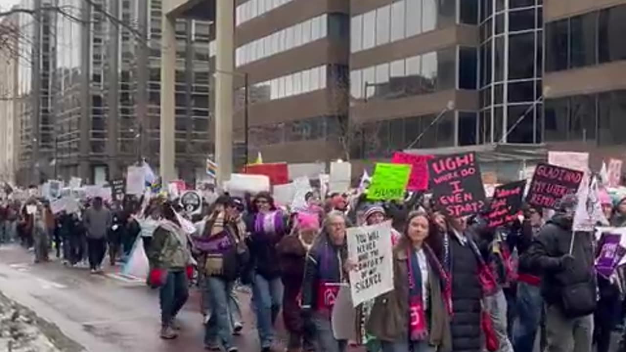 The People’s March steps off in Washington DC