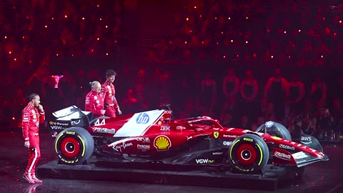 Ferrari unveils new 2025 car at F1 75 Live event