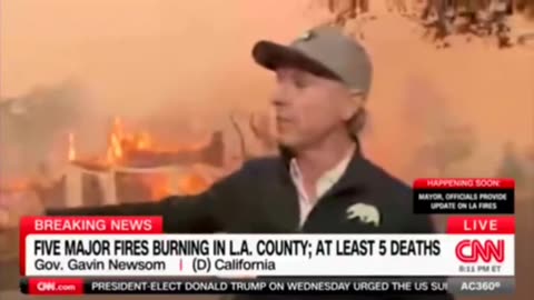 Gavin Newsom Claims Trump is ‘Politicizing’ Wildfires