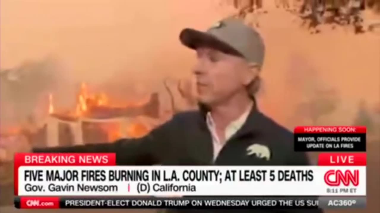 Gavin Newsom Claims Trump is ‘Politicizing’ Wildfires