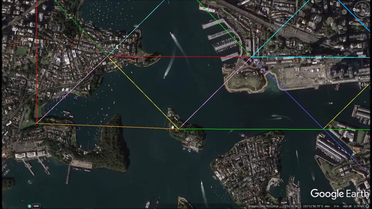 Geometrical Observations, Sydney Alignments Pt 4 .. Grid Matrix Layer