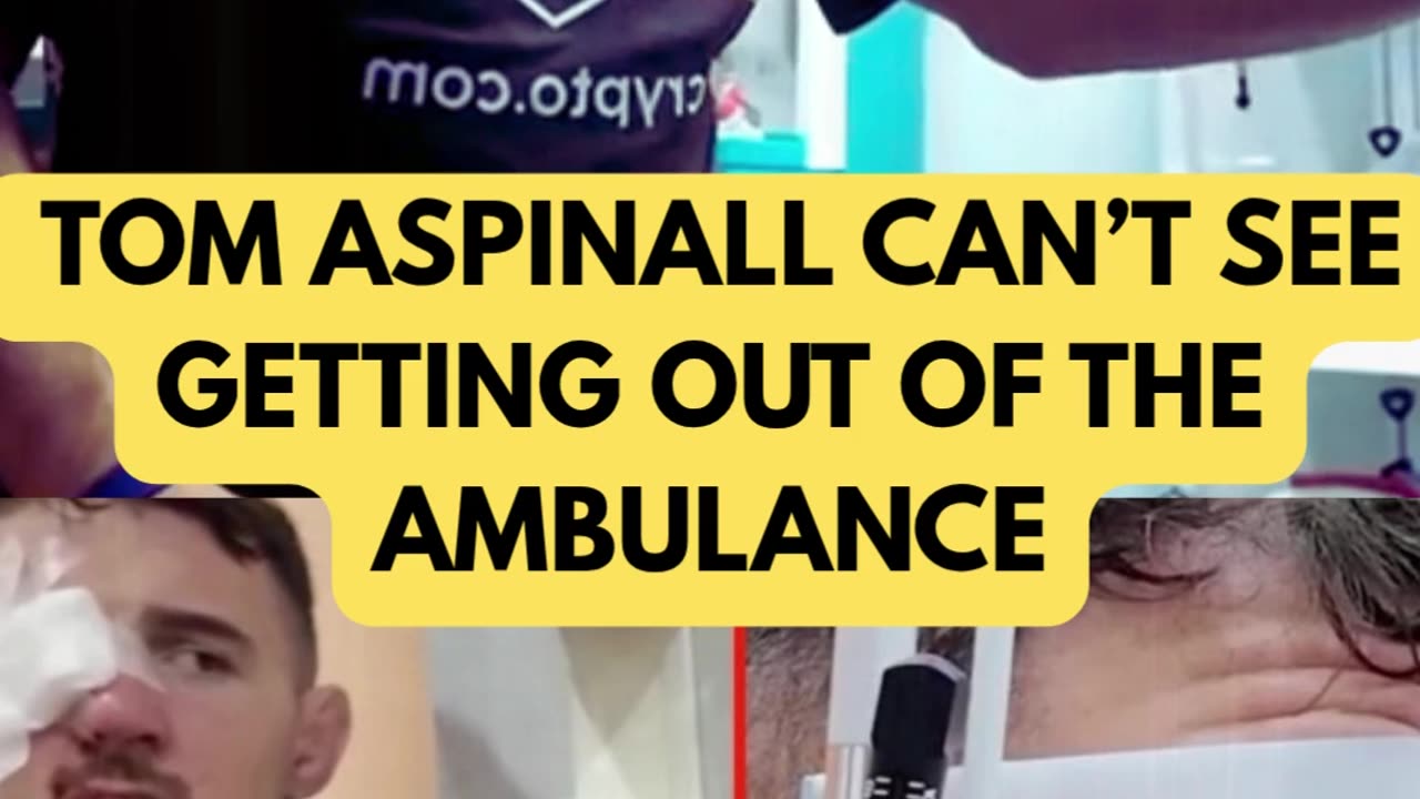 Tom Aspinall ARRIVES to the HOSPITAL