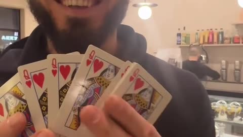Islam Makhachev Surprises His Friend With a Magic Card Trick