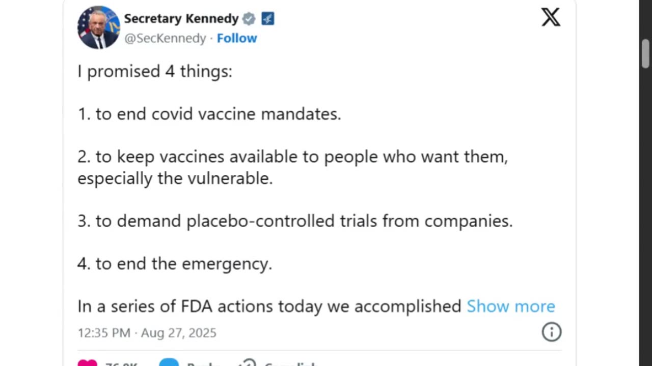 FDA Admits COVID Vaccines Led to Child Fatalities