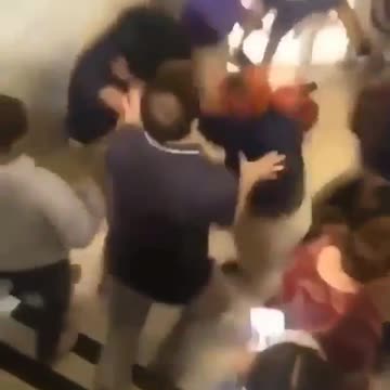 School fight with music lol