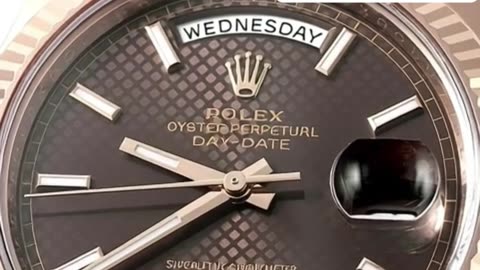 ROLEX DAY DATE CHOCOLATE BROWN WATCH