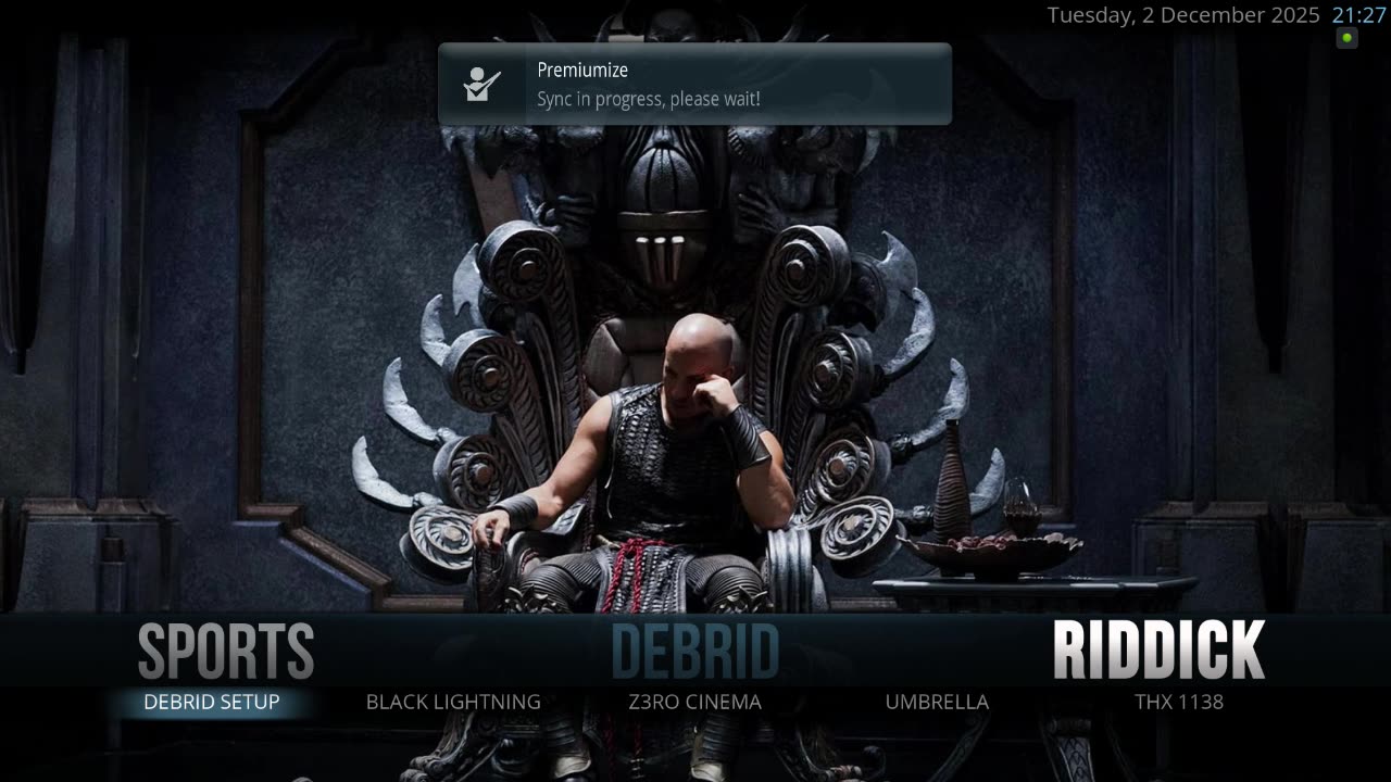 How to Setup Debrid on the Riddick Kodi Build