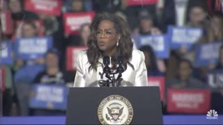 Oprah Winfrey claimed women will lose their right to vote if Trump wins election