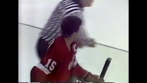 NHL 1979 DETROIT RED WINGS AT CHICAGO BLACKHAWKS