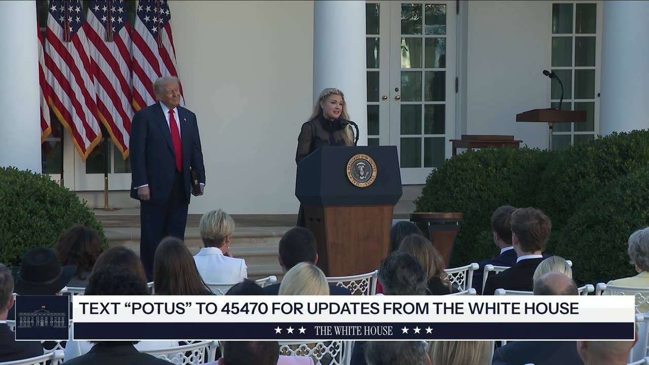 President Trump Participates in a Medal of Freedom Ceremony for Charlie Kirk