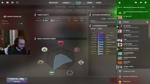 Earning Elo Back - CS2 Adventures of Misery - TerryCS LIVE