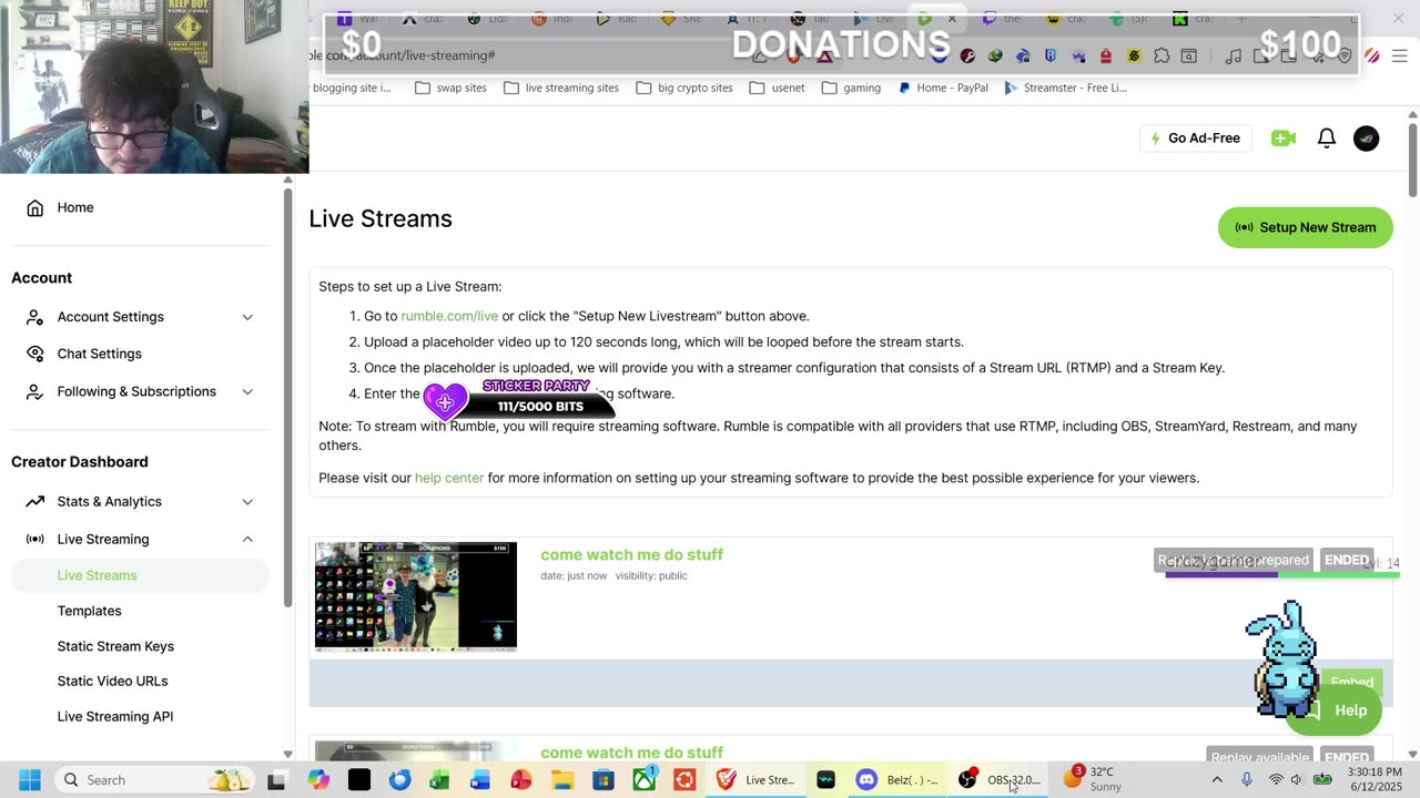 come watch me do stuff