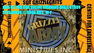 JOIN US FOR OUR MORNING BIBLE STUDY STREAMING LIVE @ 0900 HRS. M-F