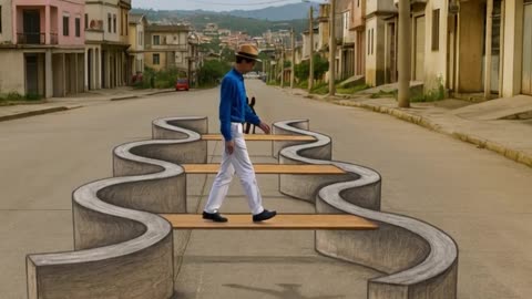 3D Art Walk-Uk#Shorts