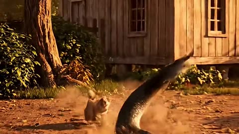 Cat Vs King Cobra