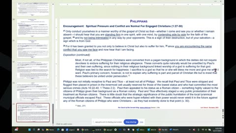 Philippians chp 1 conclusion