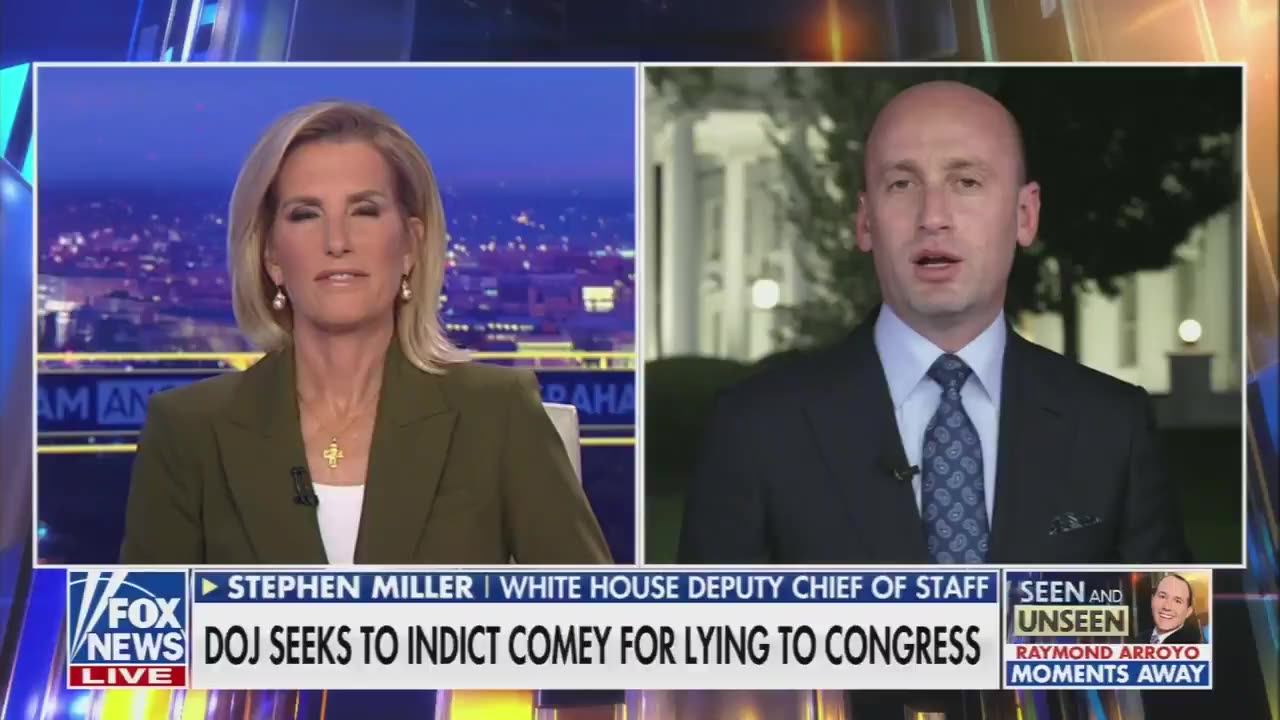 Stephen Miller on Comey's Indictment