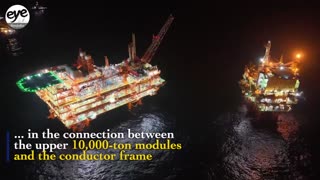 China Complete Beibu Gulf: the largest & heaviest oil-gas platform