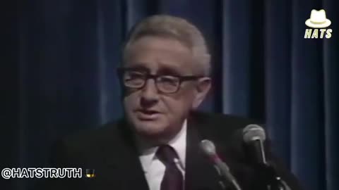 Klaus Schwab's mentor Henry Kissinger, speaking in 1992 that a NEW WORLD ORDER will EMERGE