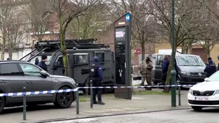 Two suspects on the run after metro station shooting in Brussels