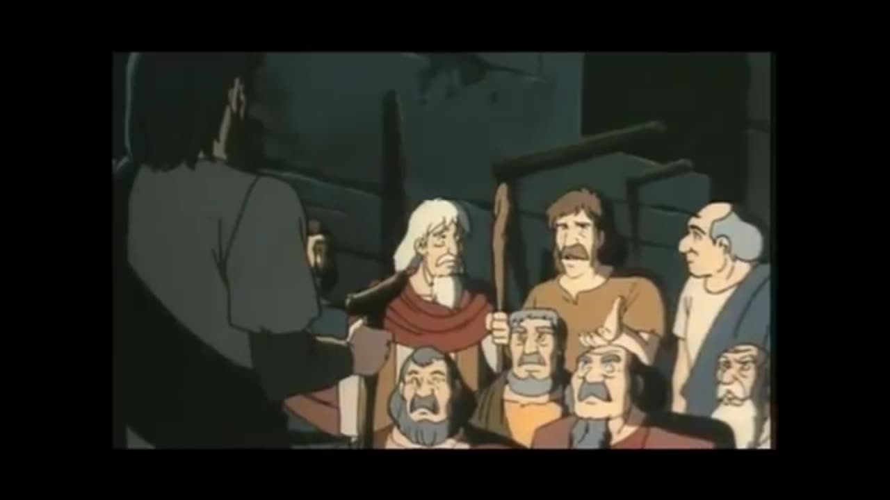 Anime Biblico - Moisés e Faraó