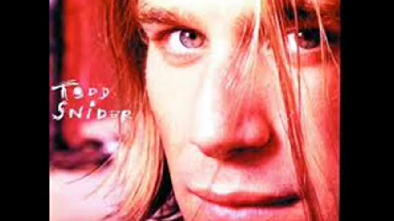 Todd Snider -You think you know somebody