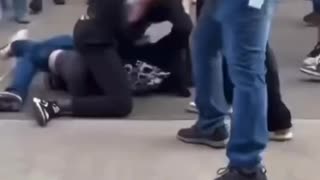 Black attacks White student, teachers watch