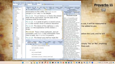 Proverbs 11 with CSBS (full length)