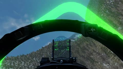 F-15C obstacle course. Caucas region , mountain canyon , snowing