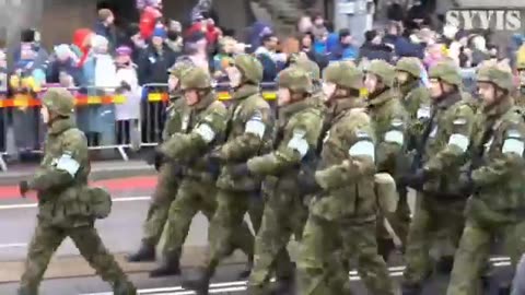The Fearsome Estonian Army Passes By... And the Teutonic Knights of Monfort
