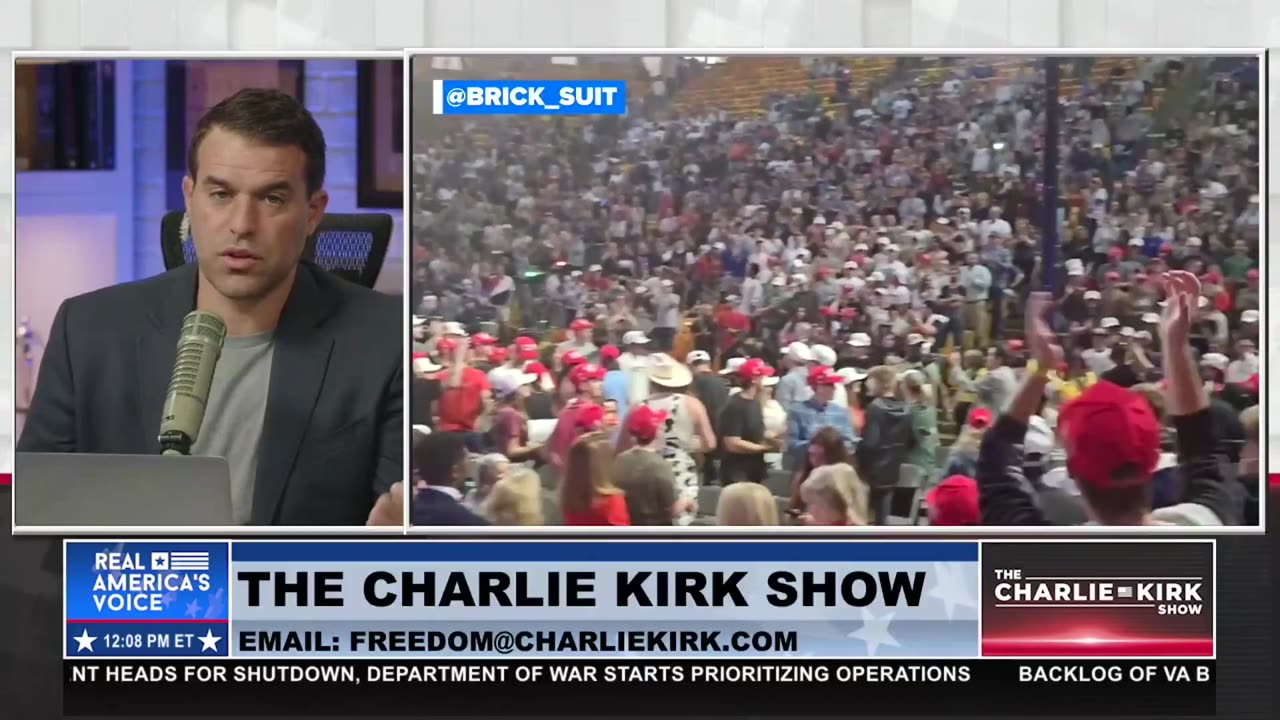TPUSA'S "LARGEST EVENING TO DATE- CROWD FIRED UP!"