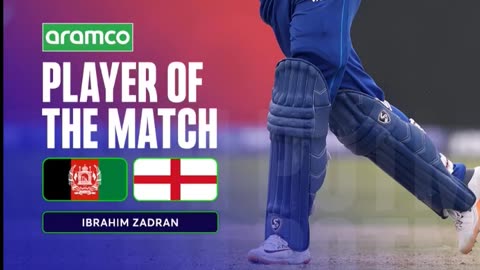 Afghanistan beat England by 8 runs in the 8th match of CT-25. Ibrahim Zadran POTM. Scored 177 runs