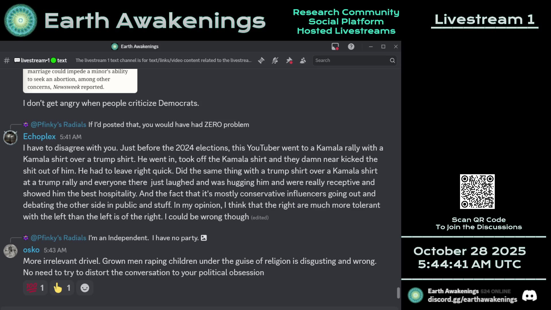 Earth Awakenings - Livestream 1 - #4111
