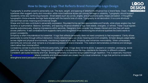How to Design a Logo That Reflects Brand Personality-Logo Design