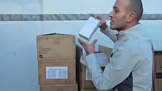 Thousands of new cell phones entered the Gaza Strip today