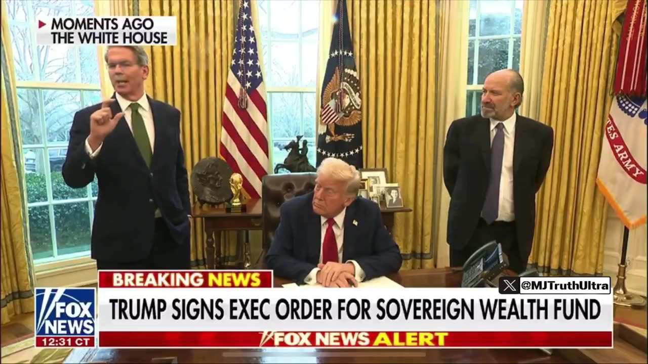 President Trump signs an EO to establish a Sovereign Wealth Fund 🙌